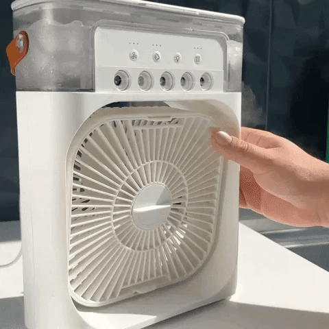 NeoCool™ 360 – Ventilateur USB 3-en-1 avec Brume & Humidification
