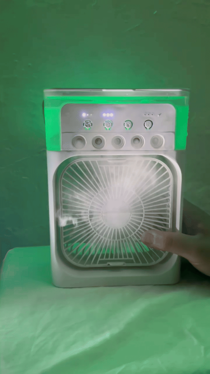 NeoCool™ 360 – Ventilateur USB 3-en-1 avec Brume & Humidification