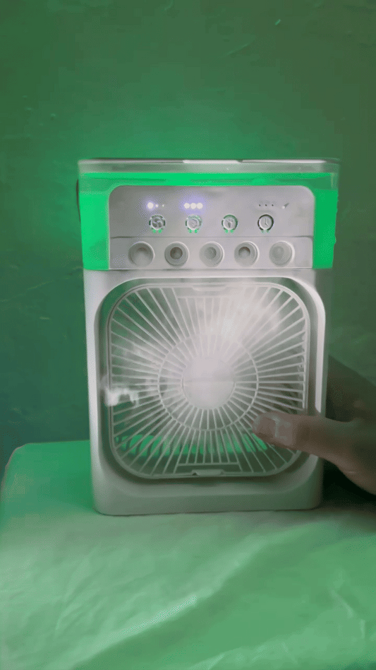 NeoCool™ 360 – Ventilateur USB 3-en-1 avec Brume & Humidification